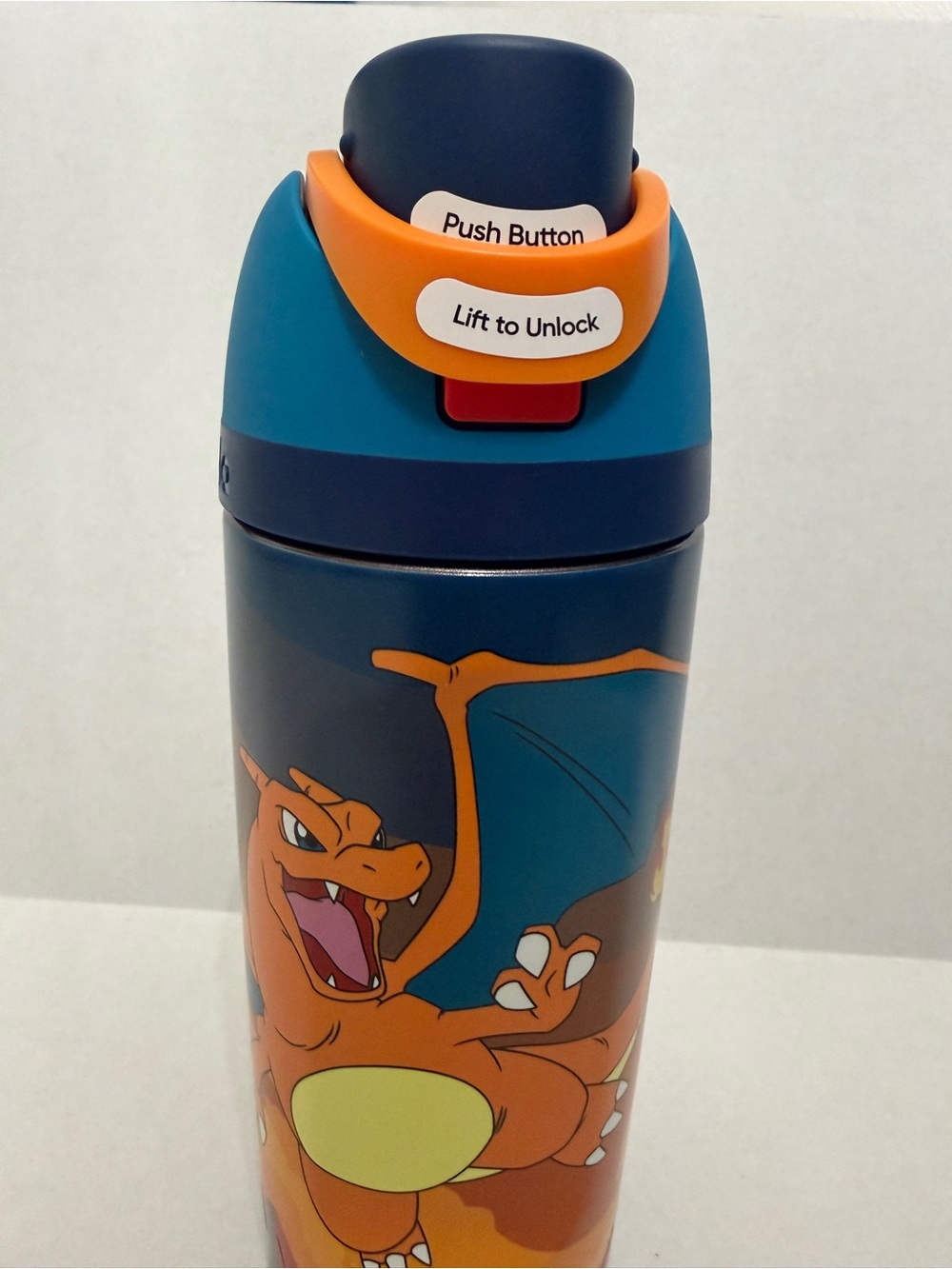 Owala x Pokemon Stainless Steel Water Bottle with Charizard Design